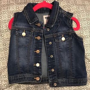 Toddler Girl’s Denim Vest